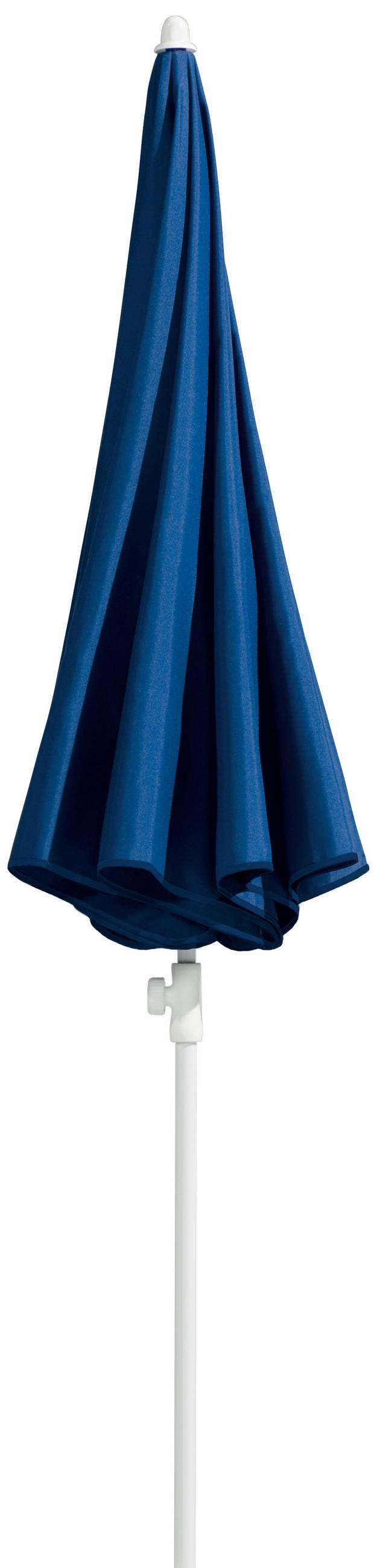 SONNENSCHIRM 240 cm Blau  - Blau/Weiß, Basics, Textil/Metall (240/230/240cm) - Schneider