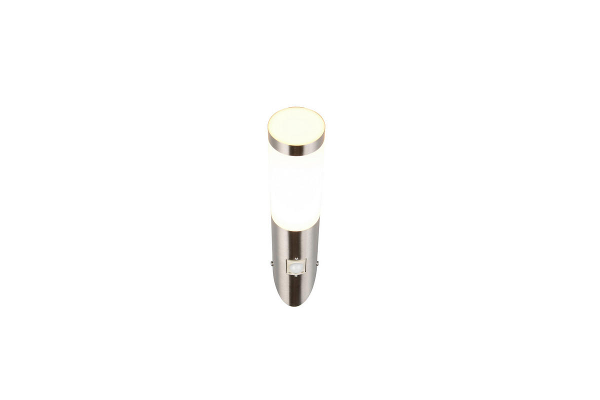 AUSSENWANDLEUCHTE Trioto 7.5/39/17 cm  - Weiß/Nickelfarben, KONVENTIONELL, Kunststoff/Metall (7.5/39/17cm) - Trio Leuchten