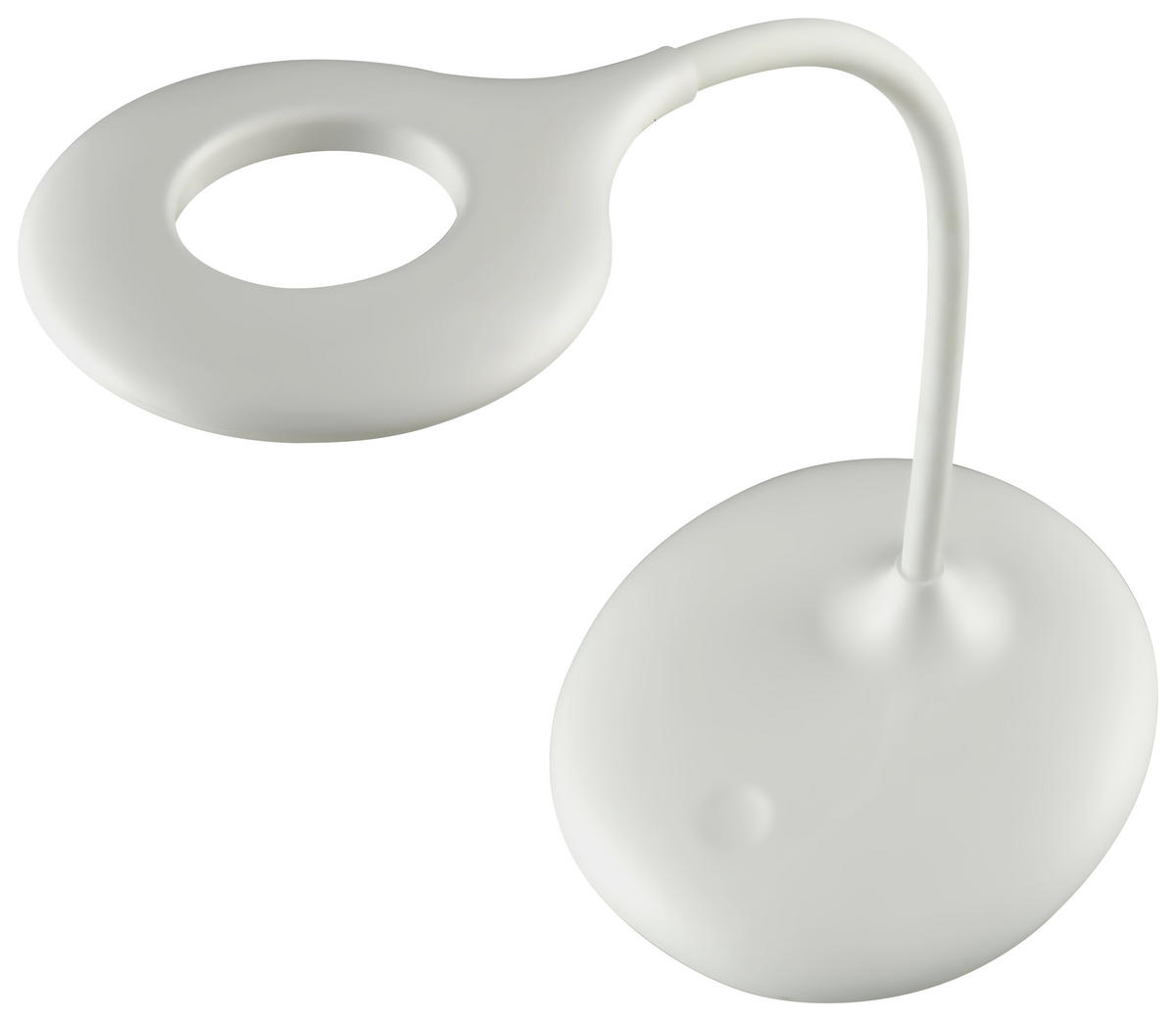 LED ÍRÓASZTALI LÁMPA - fehér, Trend, műanyag (41cm) - Xora