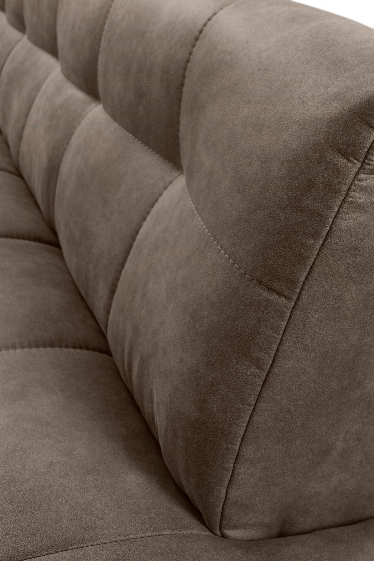 ECKBANK 265/197 cm  in Taupe  - Taupe/Schwarz, MODERN, Holz/Holzwerkstoff (265/197cm) - Livetastic