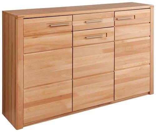 Linea Natura SKRINKA NA TOPÁNKY, farba buka, jadrový buk, 160/100/40 cm