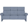 3-SITZER-SOFA Echtleder Hellblau  - Schwarz/Hellblau, KONVENTIONELL, Leder/Kunststoff (209/89/105cm) - Himolla Komfortklass