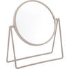 SCHMINKSPIEGEL  - Taupe, Basics, Glas/Metall (20,9/7,9/22,7cm) - Homeware