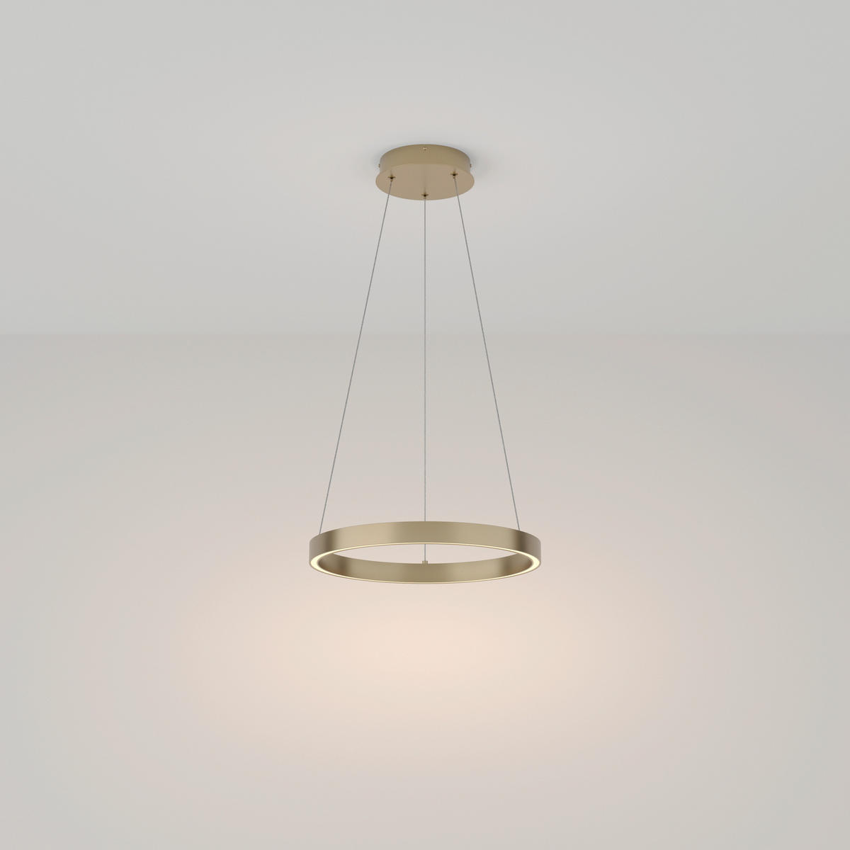 PENDELLAMPA Modern 40/3,5 cm  - mässingsfärgad, Trend, metall (40/3,5cm) - MAYTONI