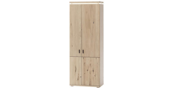 GARDEROBE Eichefarben - Eichefarben, Natur, Holz (260/204/38cm) - Linea Natura