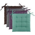 SITZKISSENSET  40/40 cm   - Grün, Basics, Textil (40/40cm) - Boxxx
