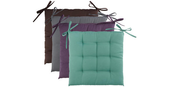 SITZKISSENSET  40/40 cm   - Grün, Basics, Textil (40/40cm) - Boxxx