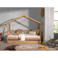 HAUSBETT Rollrost, Bettschublade 90/200 cm  in Naturfarben  - Naturfarben, MODERN, Holz/Holzwerkstoff (90/200cm) - MID.YOU