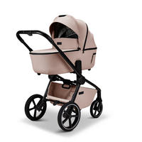 KOMBIKINDERWAGEN  Resea 2.0  Sand  - Sandfarben/Schwarz, Basics, Textil (96/57/114cm) - Moon