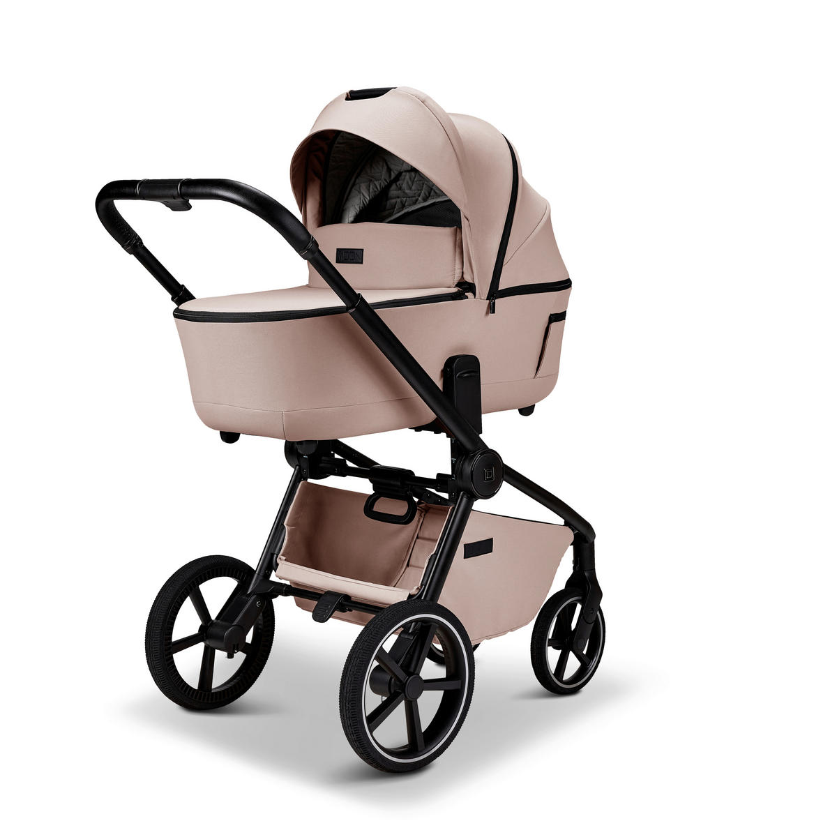 KOMBIKINDERWAGEN  Resea 2.0  Sand  - Sandfarben/Schwarz, Basics, Textil (96/57/114cm) - Moon