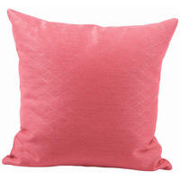 OUTDOOR-KISSEN Raute  - Pink, Design, Textil (45/45cm) - Stern