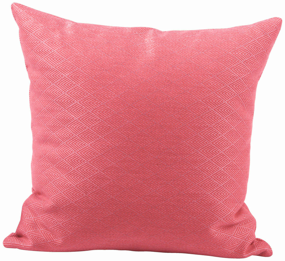 OUTDOOR-KISSEN Raute  - Pink, Design, Textil (45/45cm) - Stern