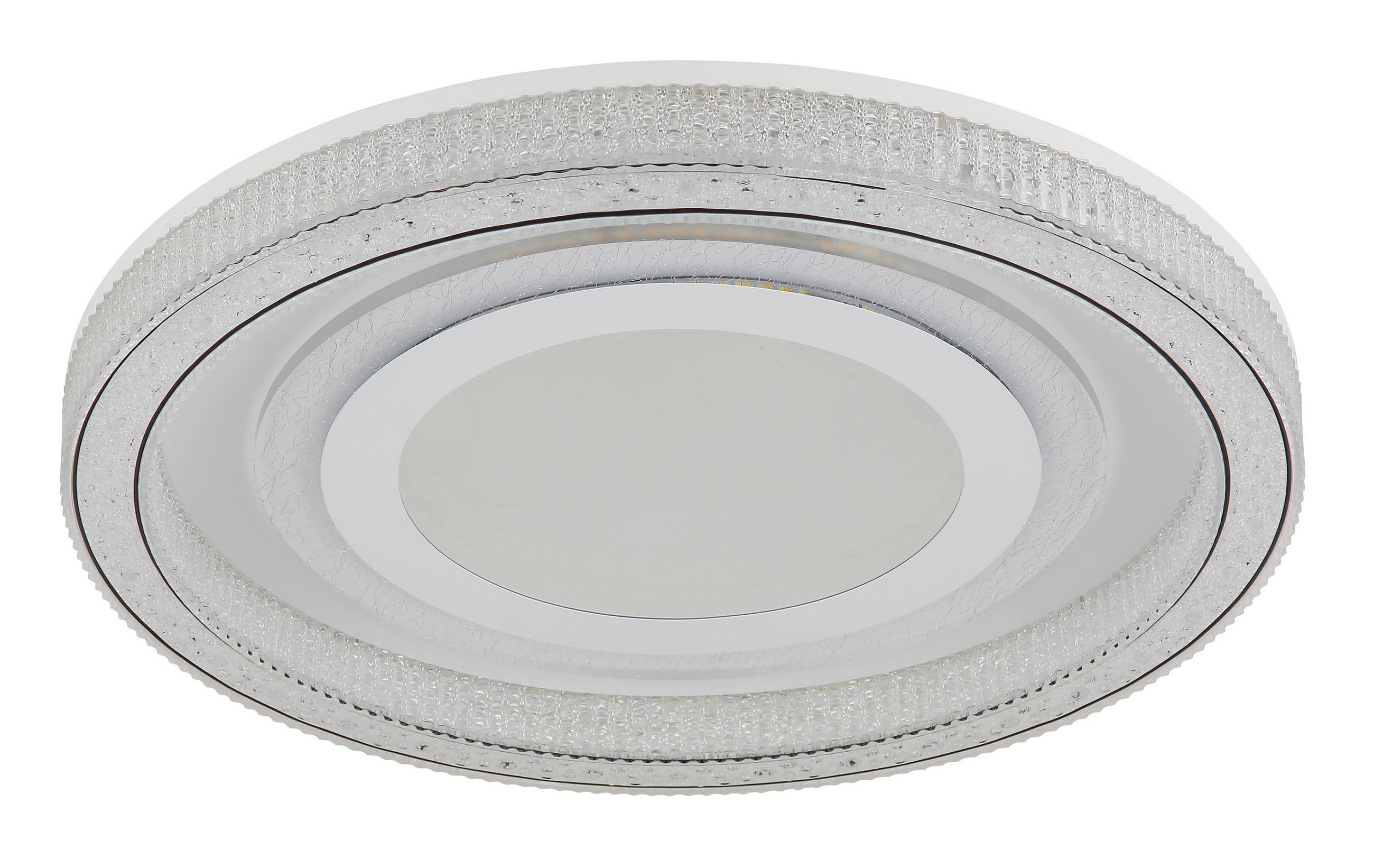 Globo Led-Deckenleuchte Alsuna Klar, Weiß 48x7 cm