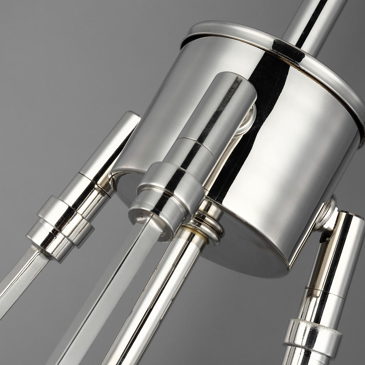 HÄNGLAMPA Harper 1 35.2/74 cm  - nickelfärgad, Design, metall/glas (35.2/74cm) - Elstead Lighting