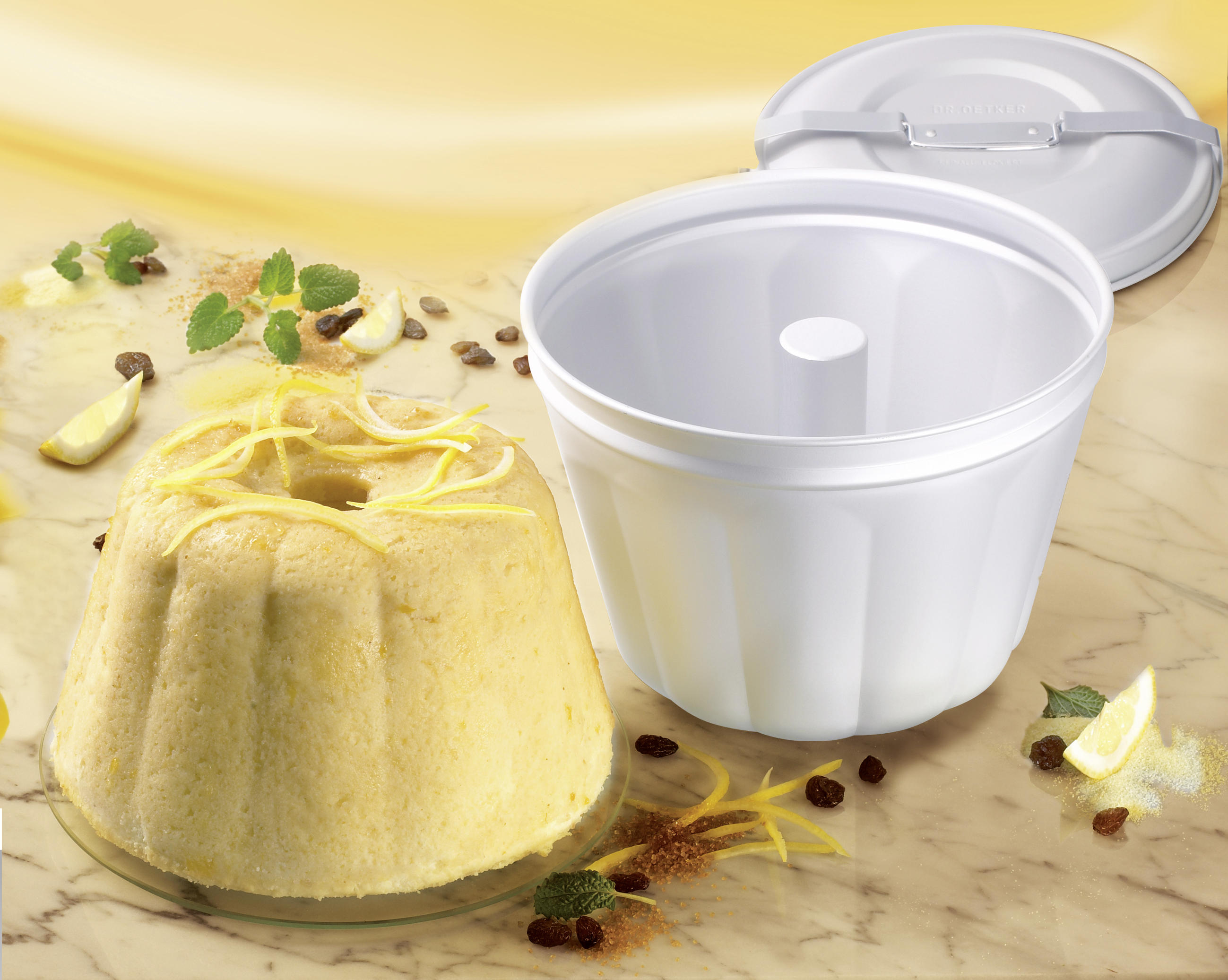 WASSERBADFORM - Silberfarben, Basics, Metall (21/16,5cm) - Dr.Oetker