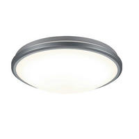 LED PLAFONJERA - srebrna, Osnovno, plastika (32/9cm)