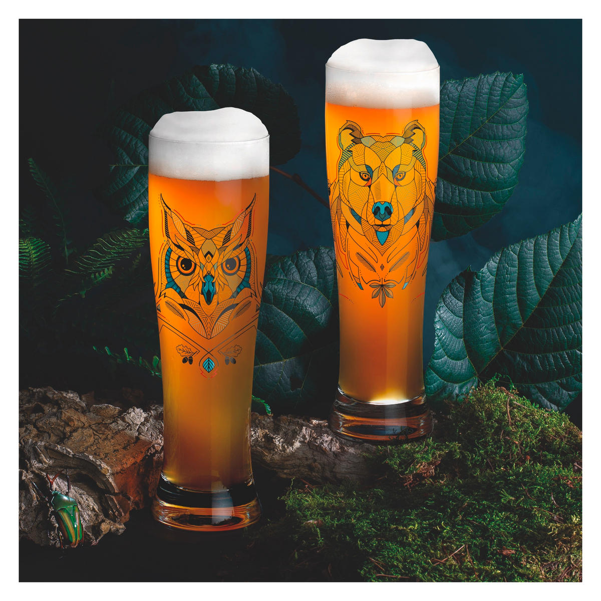 GLÄSERSET Brauchzeit 2-teilig  - Multicolor, Trend, Glas (16,2/26,6/8,1cm) - Ritzenhoff