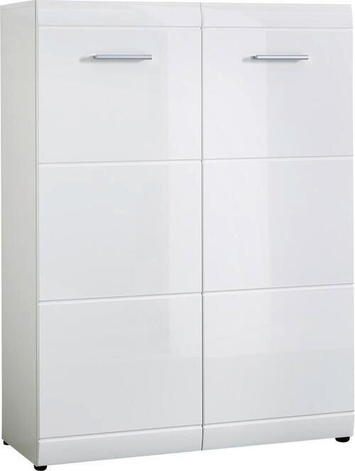CIPELARNIK  bela  pločasti materijal     - bela/srebrna, Dizajnerski, pločasti materijal/plastika (89,1/119,4/35,7cm) - Xora