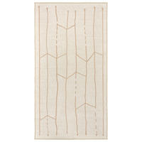 FLACHWEBETEPPICH 80/150 cm LIVING-TUAREG Creme, Honig  - Creme/Honig, Design, Kunststoff/Textil (80/150cm) - Lindorug