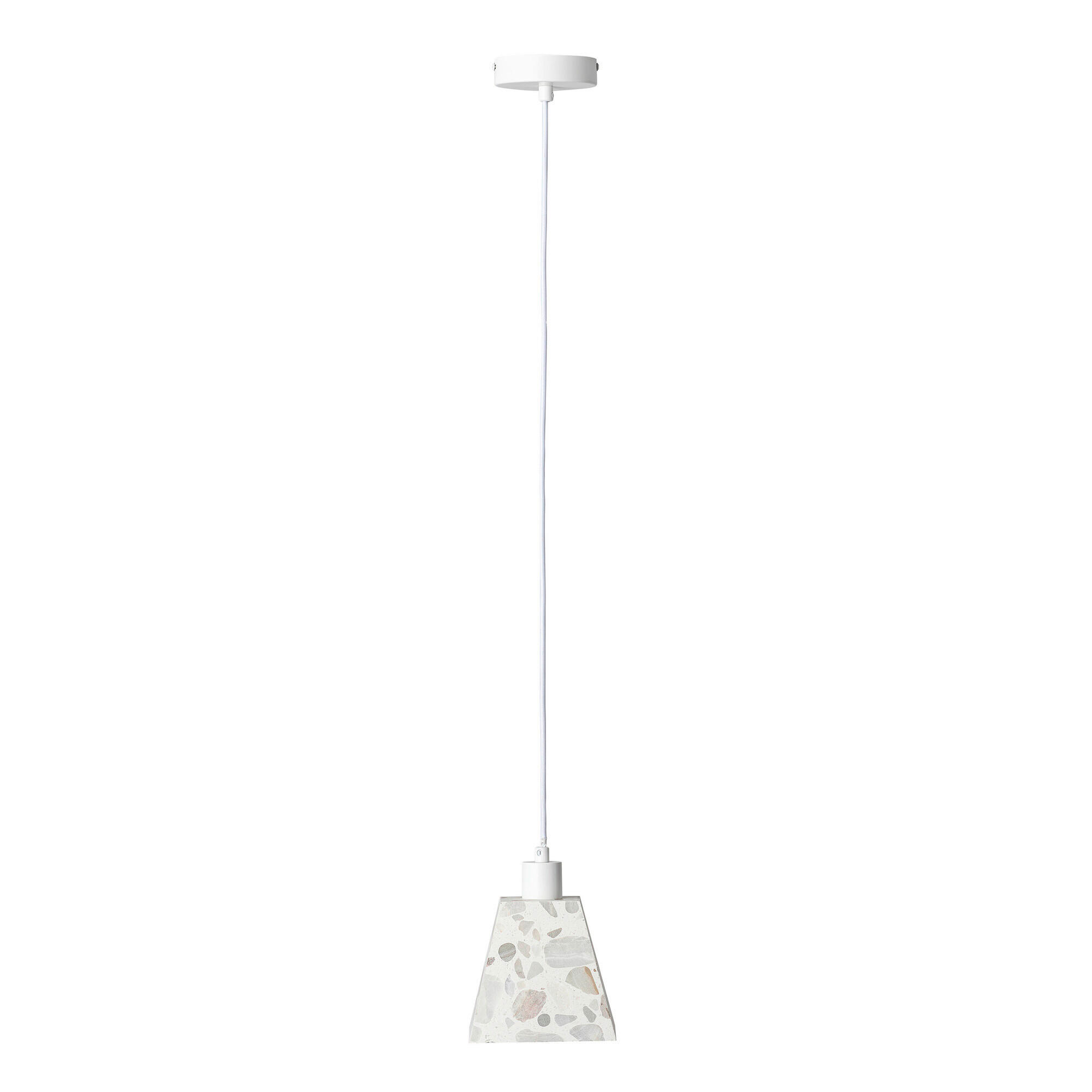 HÄNGELEUCHTE 14/14/121,5 cm - Beige, Basics, Stein (14/14/121,5cm) - Osram