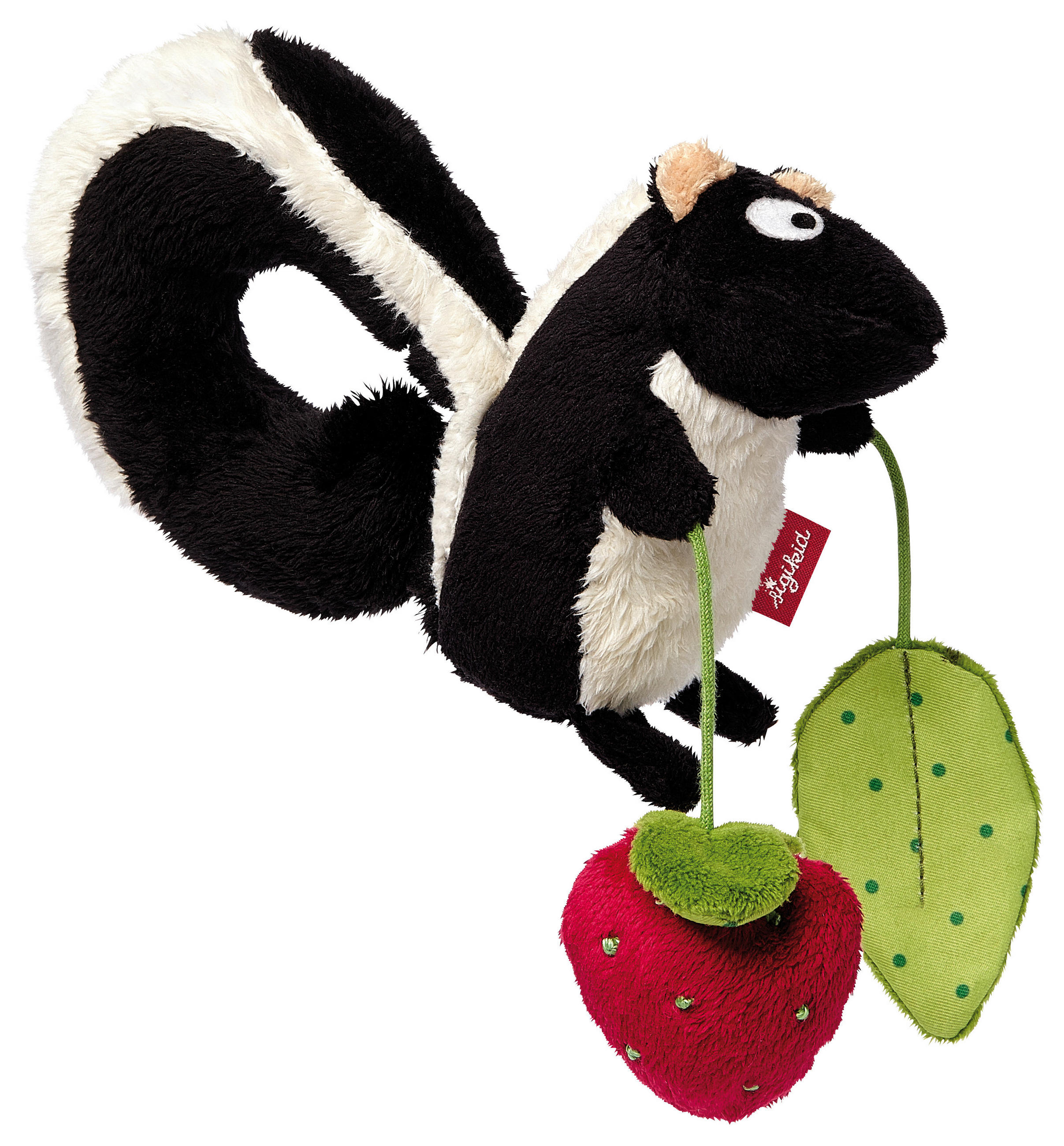 BABYSCHALENMOBILE PlayQ  - Rot/Schwarz, Basics, Textil (26/7/10cm) - Sigikid