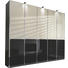 DREHTÜRENSCHRANK in Schwarz, Beige - Chromfarben/Beige, Design, Glas/Holzwerkstoff (250/236/62cm) - Novel DREHTÜRENSCHRANK in Schwarz, Beige - Chromfarben/Beige, Design, Glas/Holzwerkstoff (250/236/62cm) - Novel