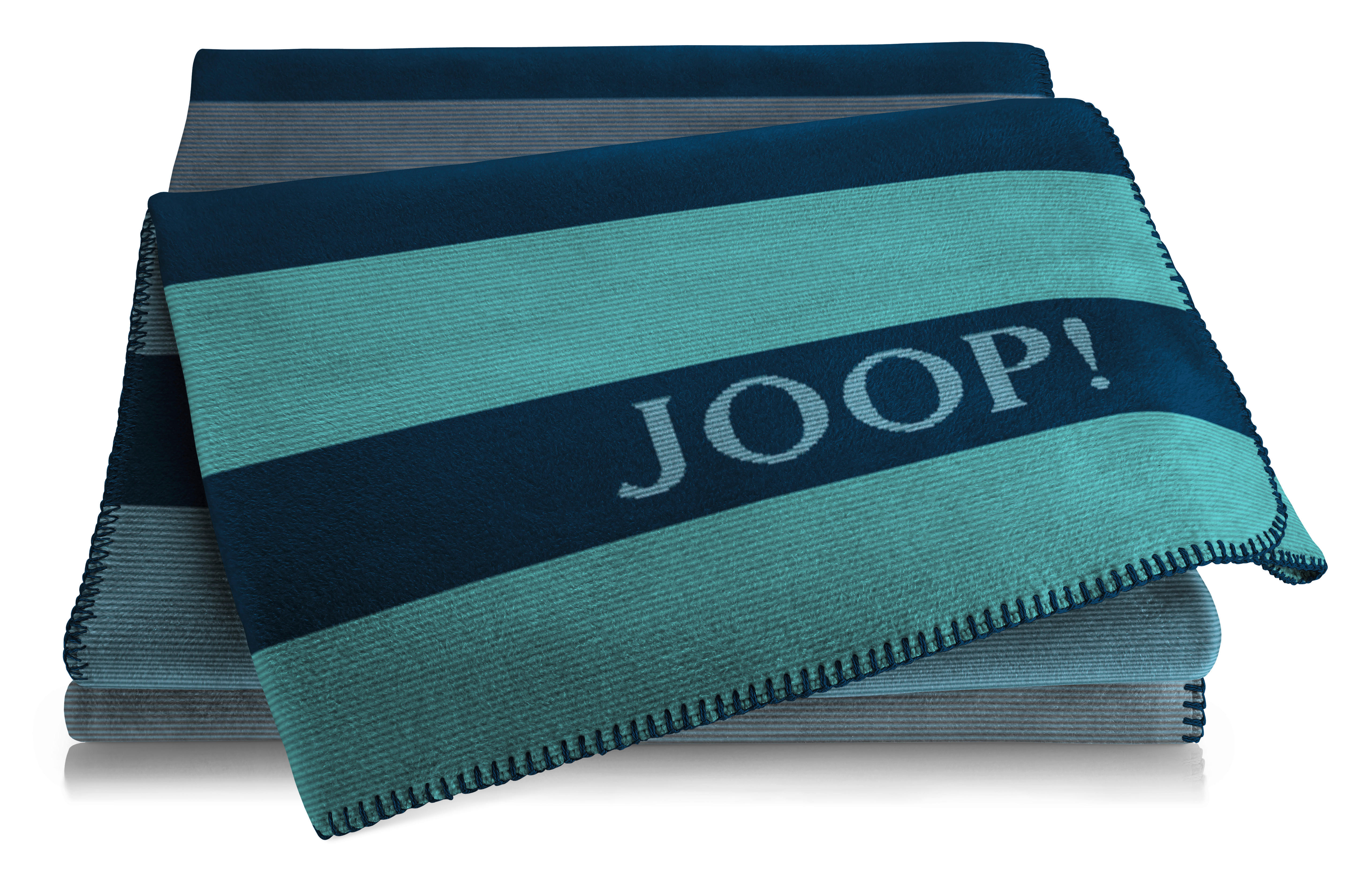 DECKE Tone 150/200 cm  - Blau, Design, Textil (150/200cm) - Joop!