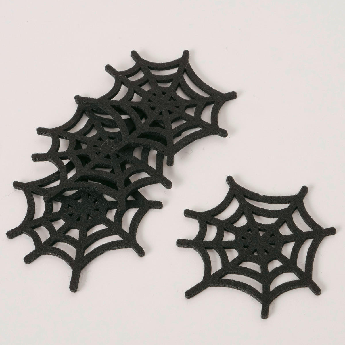 PODLOŽKA PAVUČINA HALLOWEEN - čierna, Trend, textil (11/10/0,3cm)