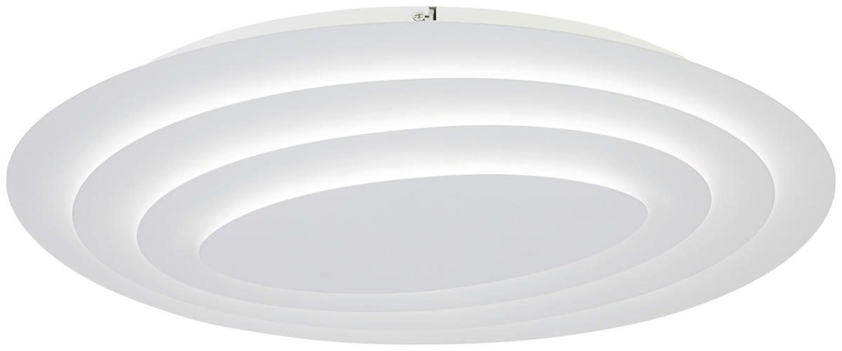 DECKENLEUCHTE    60/43/9 cm  - Weiß, Design, Kunststoff/Metall (60/43/9cm) - Collet's Monde