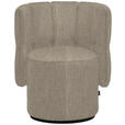 COCKTAILSESSEL - Greige/Schwarz, Design, Holz/Textil (73/82/62cm) - Belluti