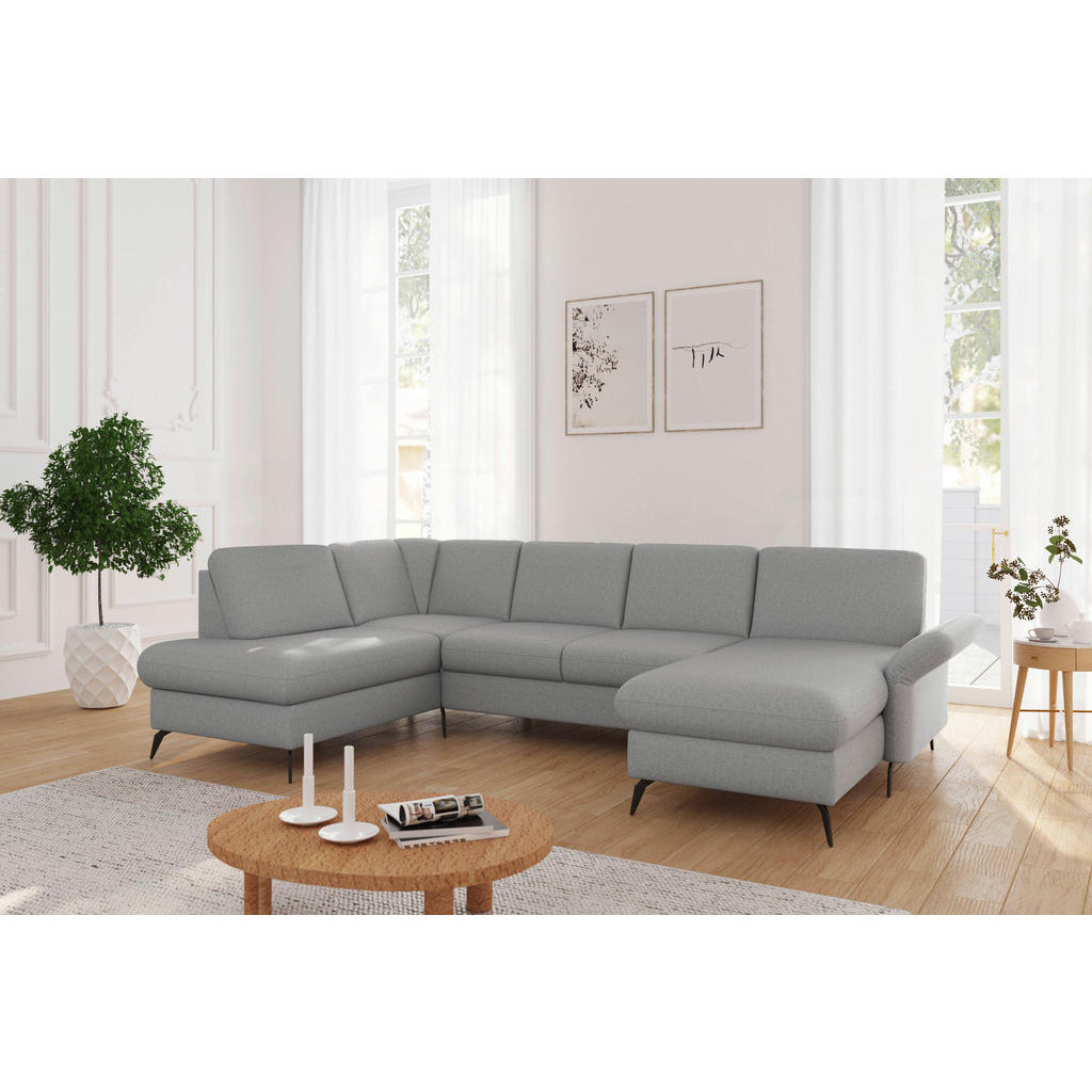 Sit & More SEDACIA SÚPRAVA, textil, svetlosivá