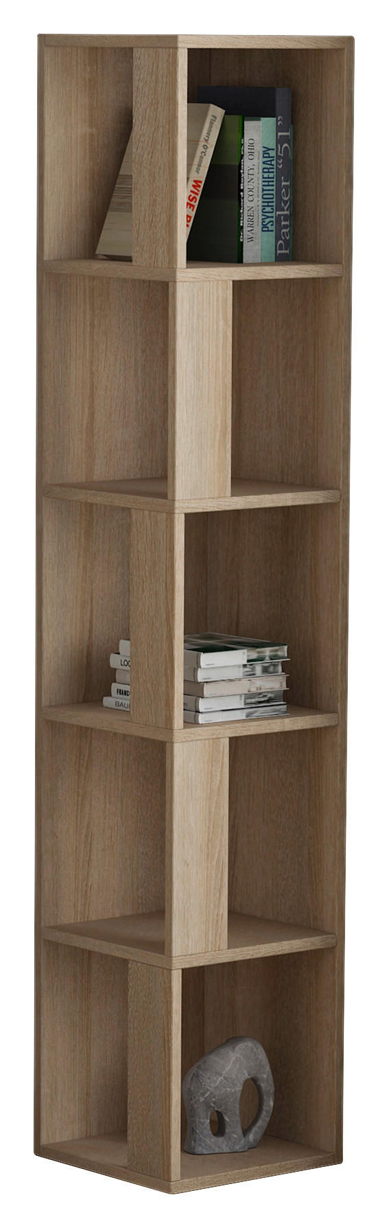 E-shop Livetastic ROHOVÝ REGÁL, farba duba, 32/159/32 cm