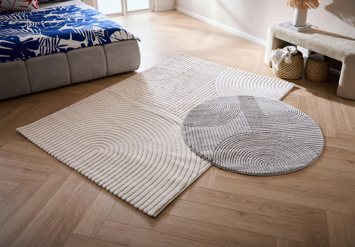 WEBTEPPICH 160/230 cm Granada Creme  - Creme, Design, Textil (160/230cm) - Novel