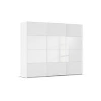 FÜGGESZTETT TOLÓAJTÓS SZEKRÉN fehér  - fehér, Design, faalapú anyag/Üveg (270/236/68cm) - Novel