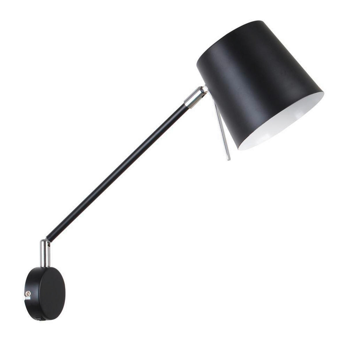 VÄGGLAMPA 14/40.5/41.5 cm   - svart, Basics, metall (14/40.5/41.5cm)