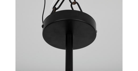 DECKENLEUCHTE Sirius 67/44 cm  - Schwarz/Weiß, Design, Glas (67/44cm) - Dieter Knoll