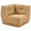 SOFAELEMENT Lederlook Hellbraun  - Hellbraun, Trend, Textil (105/80/105cm) - Livetastic