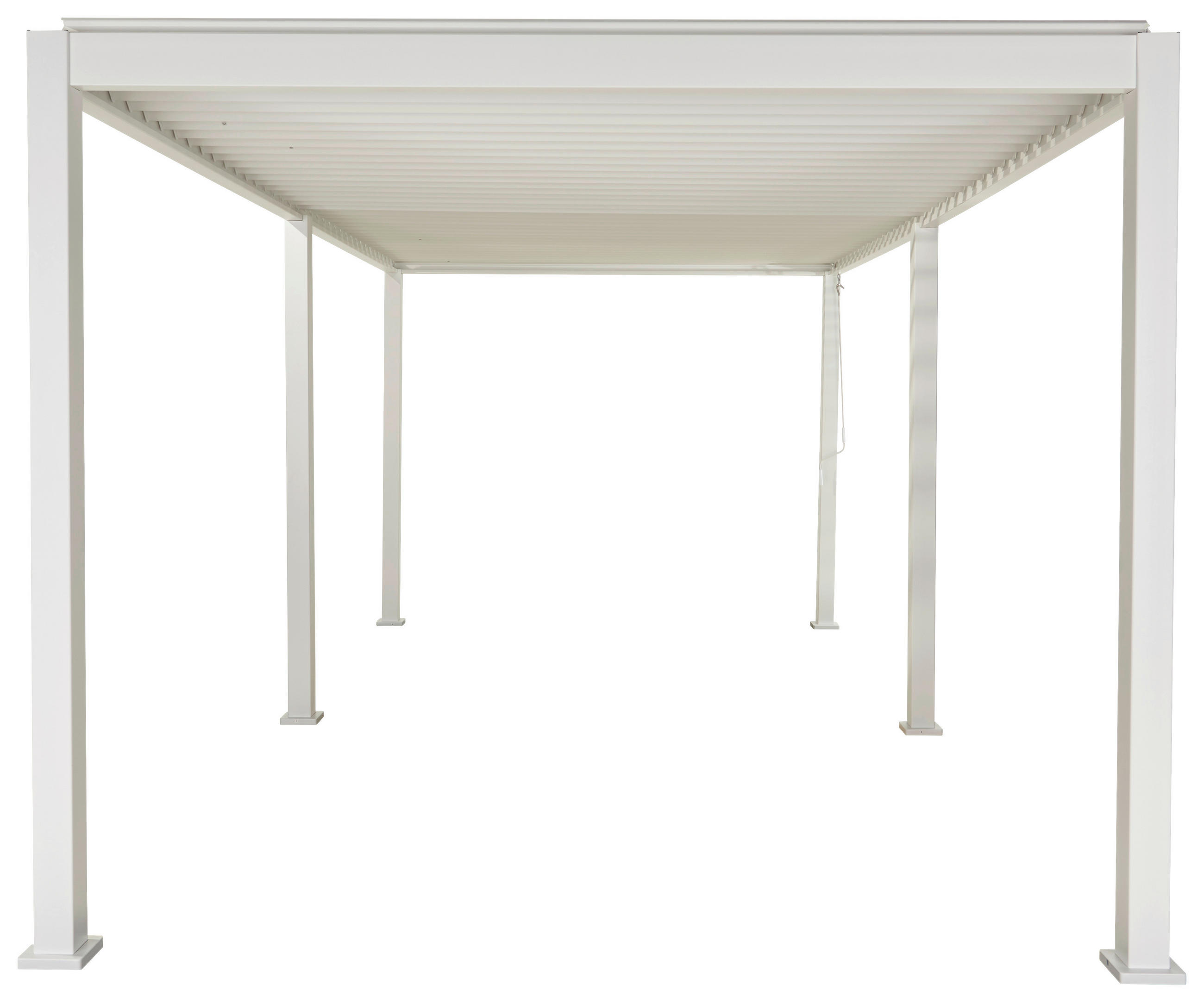 PERGOLA 600/250/300 cm Aluminium  - Weiß, MODERN, Metall (600/250/300cm) - Gardenson
