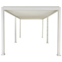 PERGOLA 600/250/300 cm   - Weiß, MODERN, Metall (600/250/300cm) - Gardenson