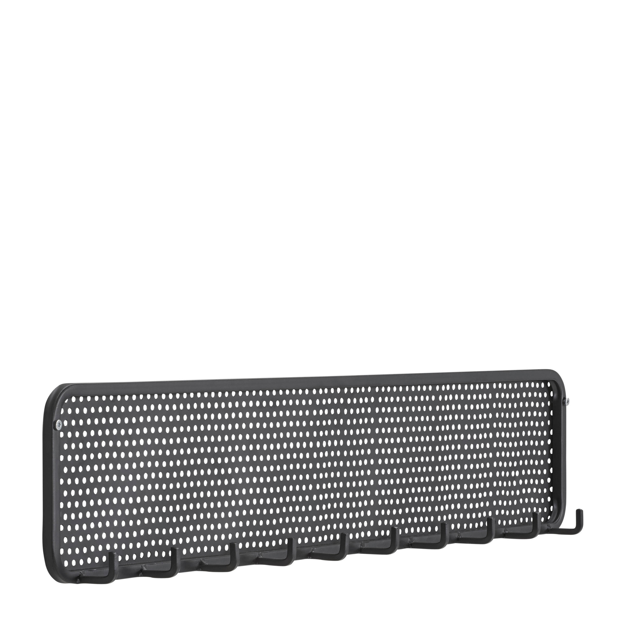 HAKENLEISTE  in Schwarz  - Schwarz, Design, Metall (80/15/4,5cm) - Landscape