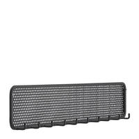 HAKENLEISTE  in Schwarz  - Schwarz, Design, Metall (80/15/4,5cm) - Landscape