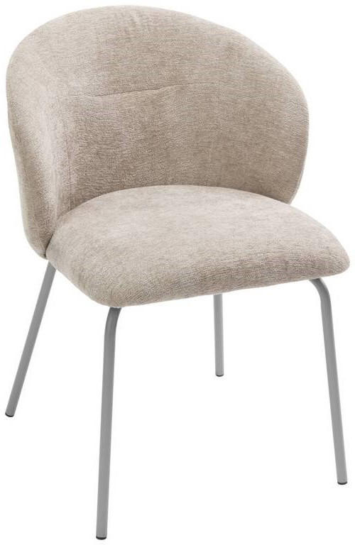 ARMLEHNSTUHL  in Eisen Chenille  - Grau, LIFESTYLE, Holz/Textil (56/79/59cm) - Livetastic