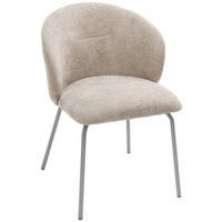 STUHL Chenille Beige Pappel Sperrholz  - Beige/Grau, LIFESTYLE, Holz/Textil (56/79/59cm) - Livetastic