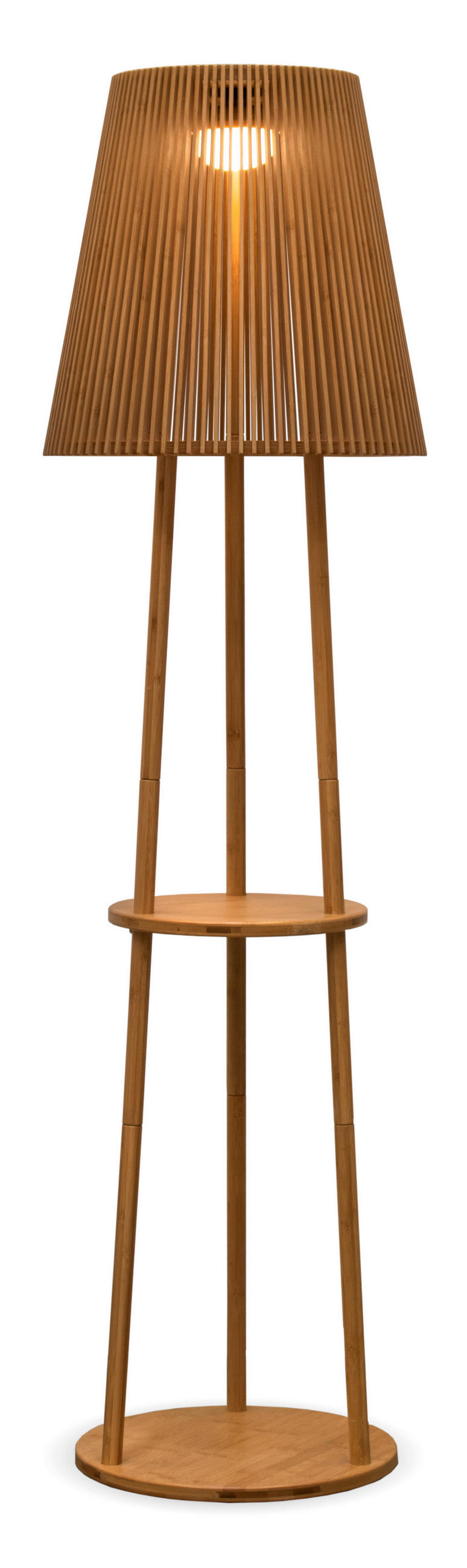 AUßENSTEHLEUCHTE OKINAWA 45/170/45 cm   - Basics, Naturmaterialien (45/170/45cm) - New Garden