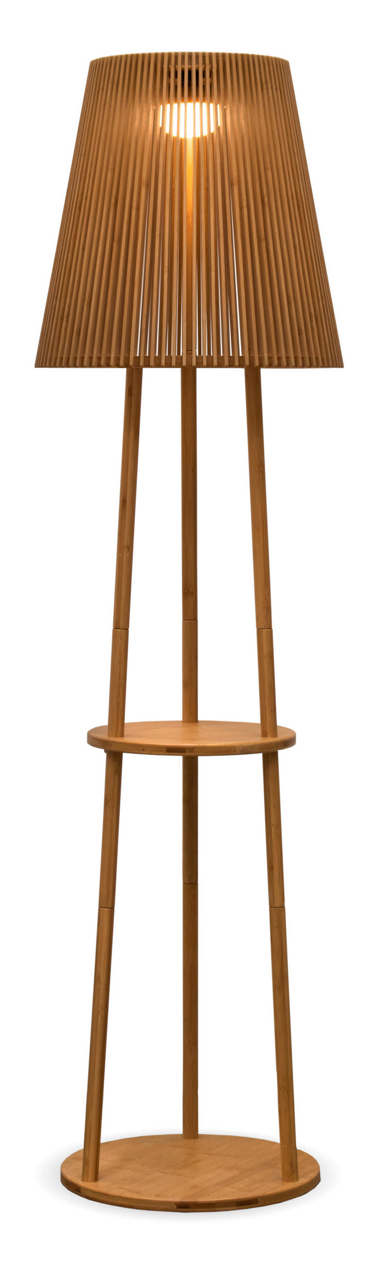 AUßENSTEHLEUCHTE OKINAWA 45/170/45 cm   - Basics, Naturmaterialien (45/170/45cm) - New Garden