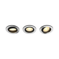 LED-SPOTKOPF Milliskin 9/10/9 cm   - Alufarben, Basics, Kunststoff (9/10/9cm) - Philips HUE