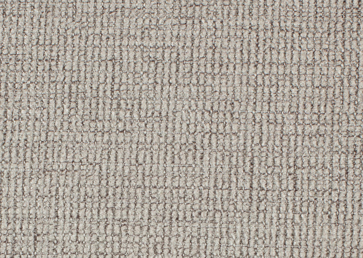 ECKSOFA in Webstoff Beige  - Beige/Alufarben, Konventionell, Textil/Metall (241/200cm) - Beldomo System