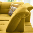 ECKSOFA  in Chenille Currygelb  310/240 cm  - Currygelb/Schwarz, Design, Textil/Metall (310/240cm) - Xora