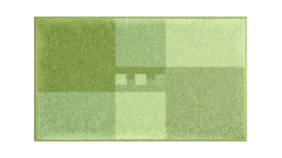 BADEMATTE Grün 65/115 cm  - Grün, Basics, Kunststoff/Textil (65/115cm) - Grund