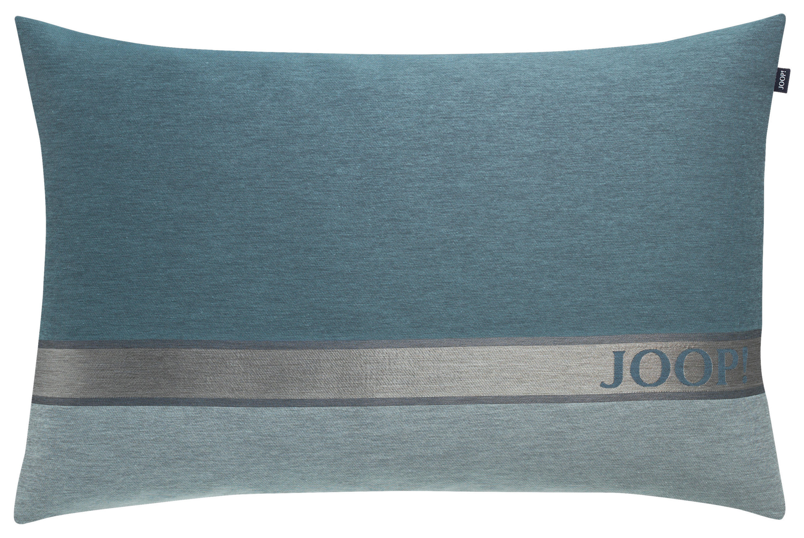 KISSENBEZUG CLASH 40/60 cm  - Silberfarben/Petrol, Basics, Textil (40/60cm) - Joop!